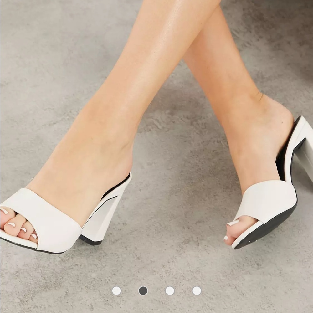 Asos glamorous heeled mules